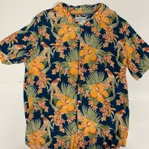 Margaritaville Hawaiian Button Down Mens Large